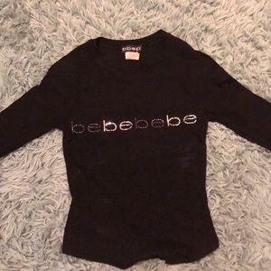 Bebe black shirt!